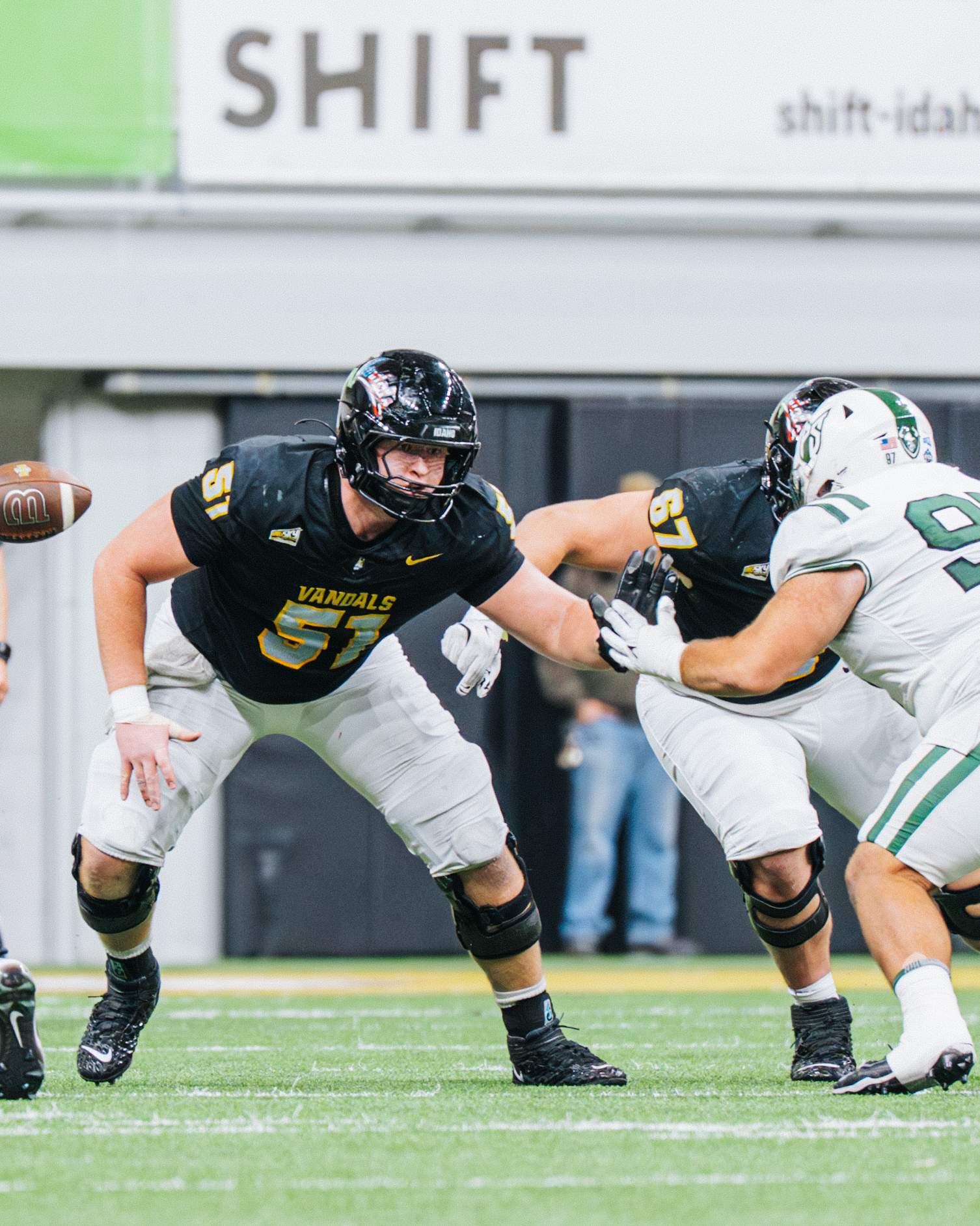 Playing Center vs. Portland State in 2025